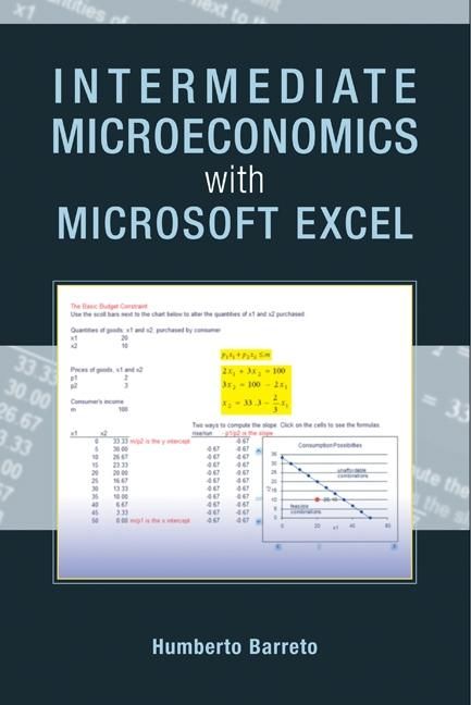 Produktbild: Intermediate Microeconomics with Microsoft Excel