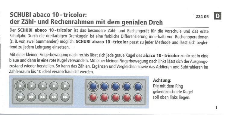 Produktbild: Abaco 10 tricolor