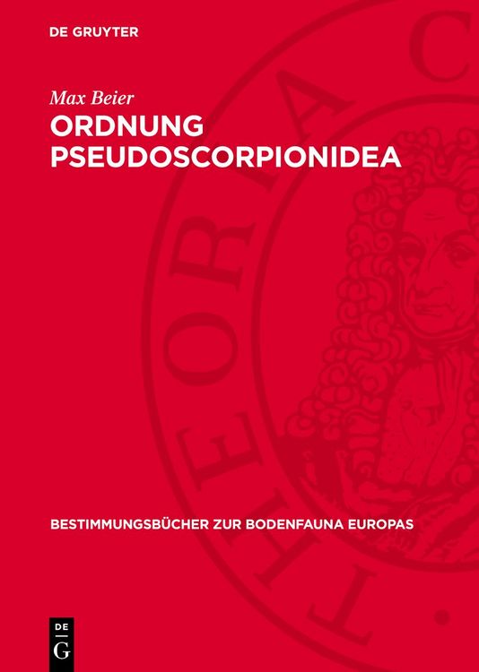 Produktbild: Ordnung Pseudoscorpionidea