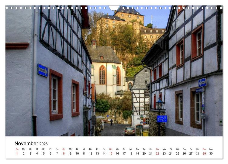 Produktbild: Die sch&ouml;nsten Orte der Eifel (Wandkalender 2026 DIN A3 quer), CALVENDO Monatskalender