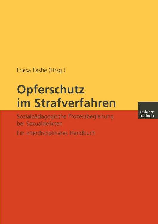 Produktbild: Opferschutz im Strafverfahren