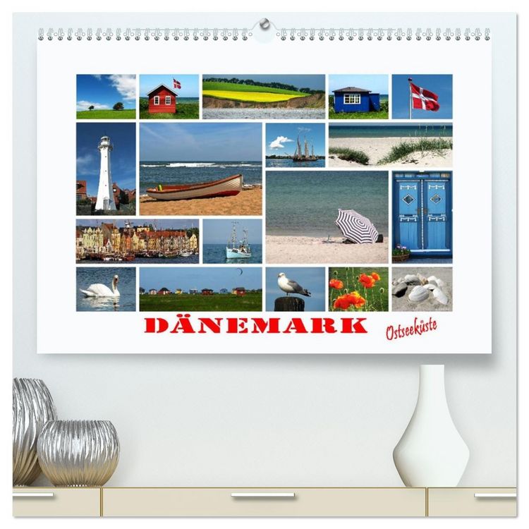 Produktbild: D&auml;nemark - Ostseek&uuml;ste (hochwertiger Premium Wandkalender 2026 DIN A2 quer), Kunstdruck in Hochglanz