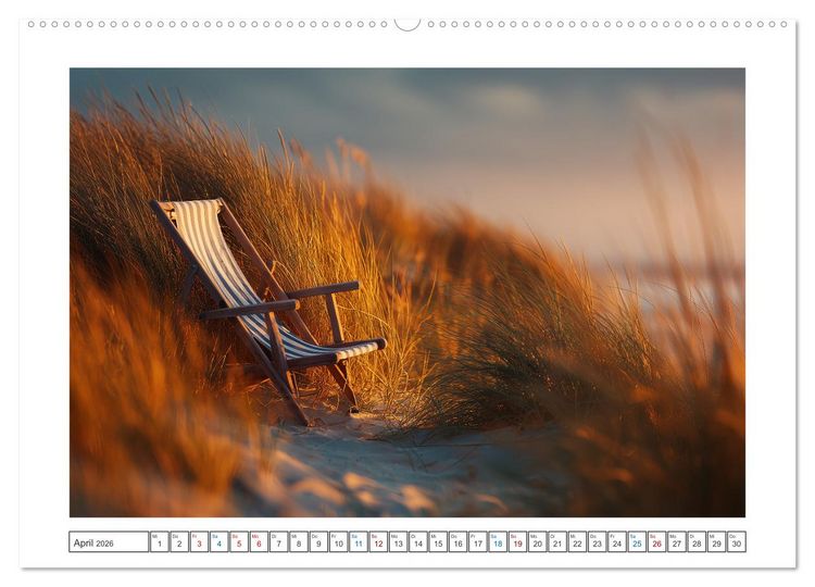Produktbild: St&uuml;hle K&ouml;rbe Liegen (Wandkalender 2026 DIN A2 quer), CALVENDO Monatskalender