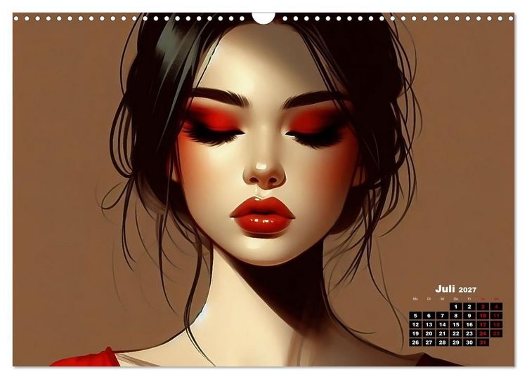 Produktbild: Eleganz, Farbe und Anmut (Wandkalender 2027 DIN A3 quer), CALVENDO Monatskalender