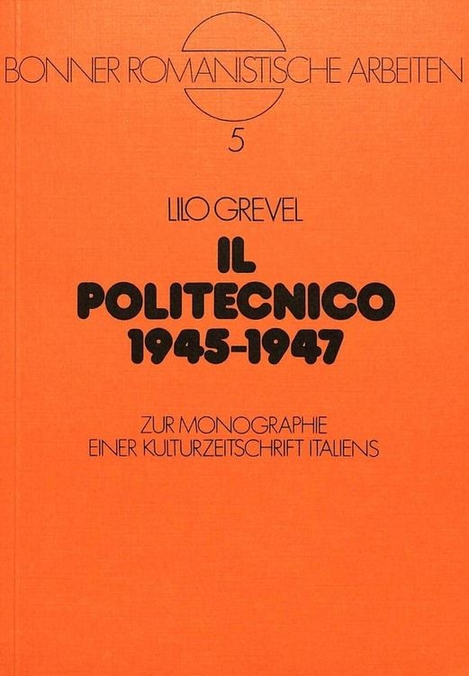 Produktbild: Il politecnico 1945-1947