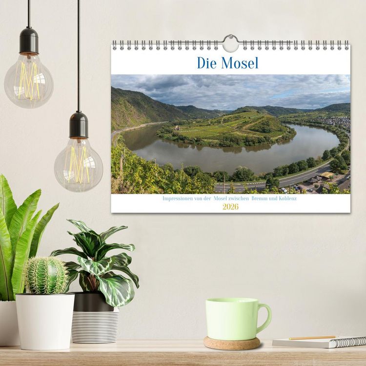 Produktbild: Die Mosel zwischen Bremm und Koblenz (Wandkalender 2026 DIN A4 quer), CALVENDO Monatskalender