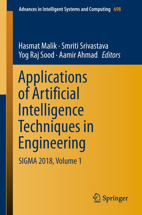Produktbild: Applications of Artificial Intelligence Techniques in Engineering