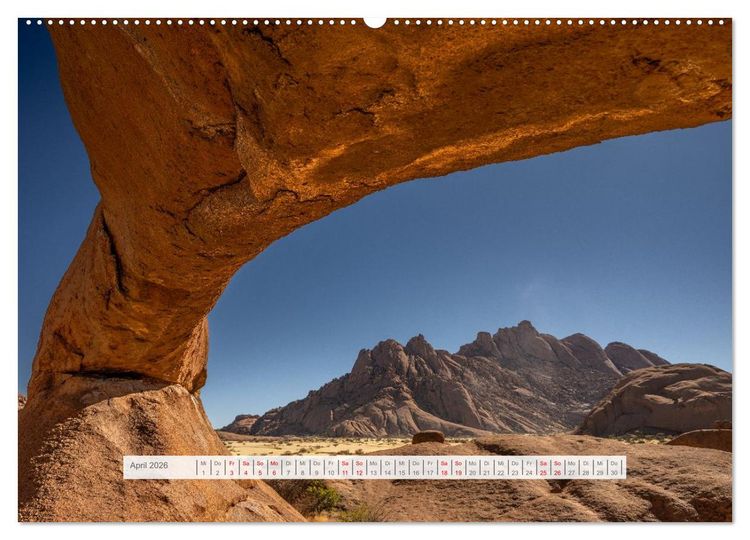 Produktbild: Namibia &ndash; Farben des Lebens (hochwertiger Premium Wandkalender 2026 DIN A2 quer), Kunstdruck in Hochglanz