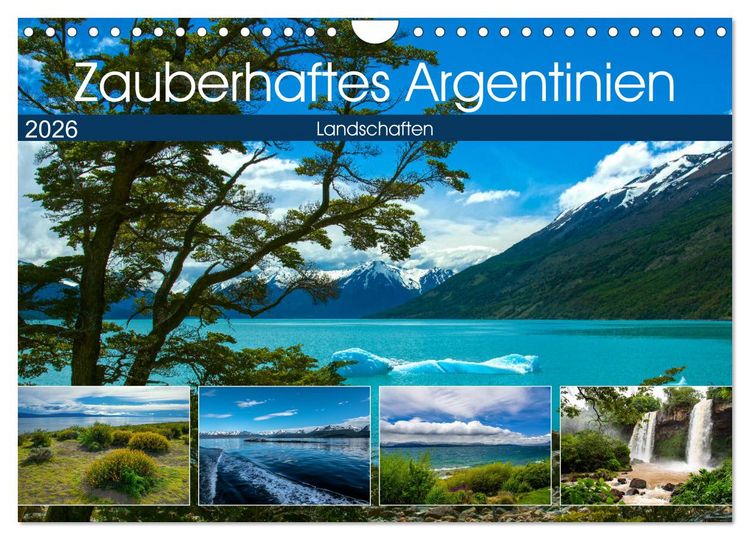 Produktbild: Zauberhaftes Argentinien (Wandkalender 2026 DIN A4 quer), CALVENDO Monatskalender