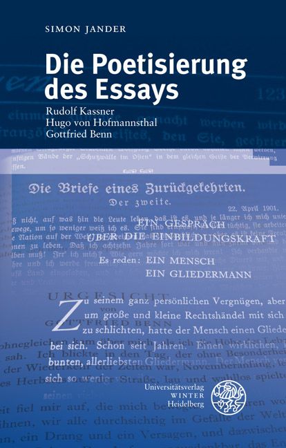 Produktbild: Die Poetisierung des Essays