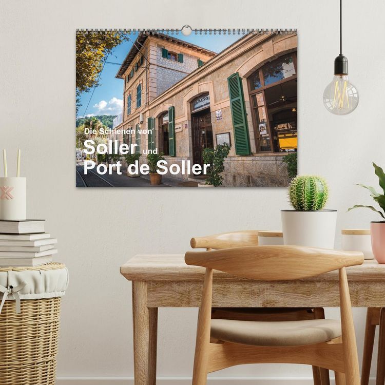 Produktbild: Die Schienen von Soller und Port de Soller (Wandkalender 2026 DIN A3 quer), CALVENDO Monatskalender