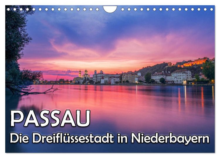 Produktbild: Passau - Die Dreifl&uuml;ssestadt (Wandkalender 2026 DIN A4 quer), CALVENDO Monatskalender
