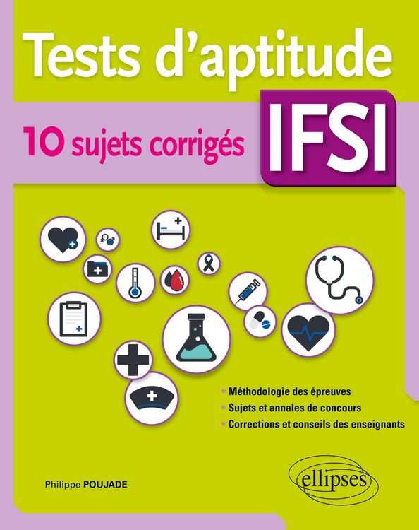 Produktbild: Tests d'aptitude IFSI - 10 sujets corrig&eacute;s