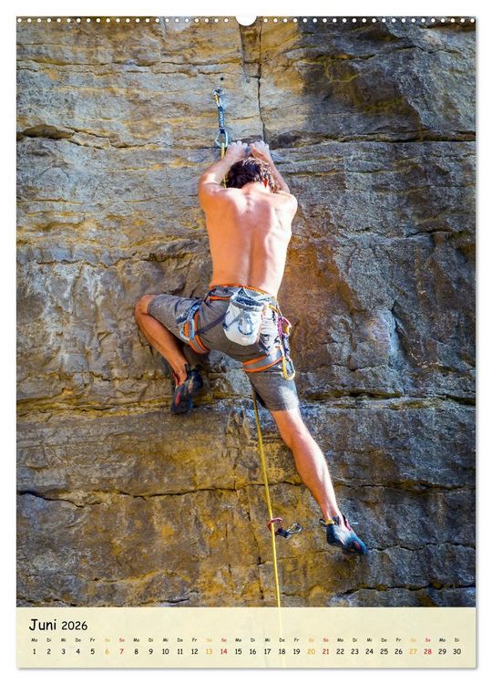 Produktbild: Klettern - Adrenalin pur (hochwertiger Premium Wandkalender 2026 DIN A2 hoch), Kunstdruck in Hochglanz
