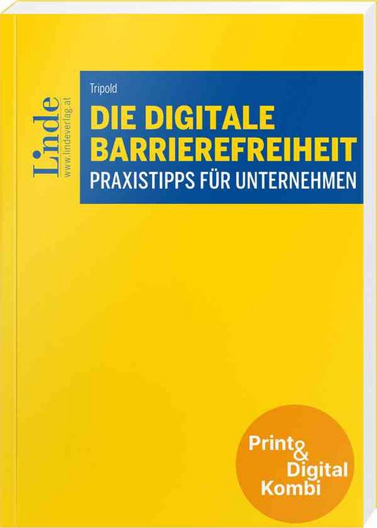Produktbild: Die digitale Barrierefreiheit (Kombi Print&digital)
