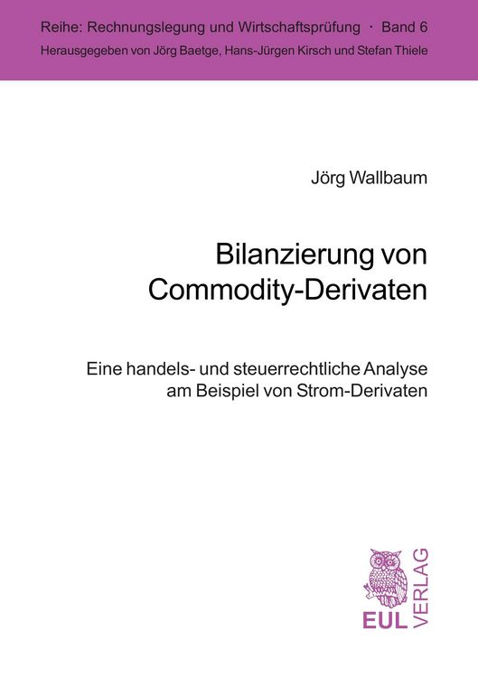 Produktbild: Bilanzierung von Commodity-Derivaten