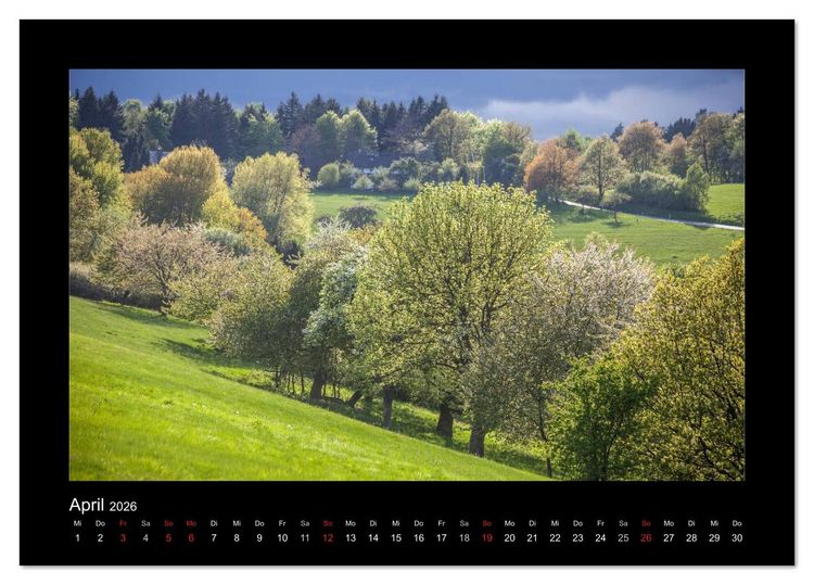 Produktbild: Taunus (Tischkalender 2026 DIN A5 quer), CALVENDO Monatskalender