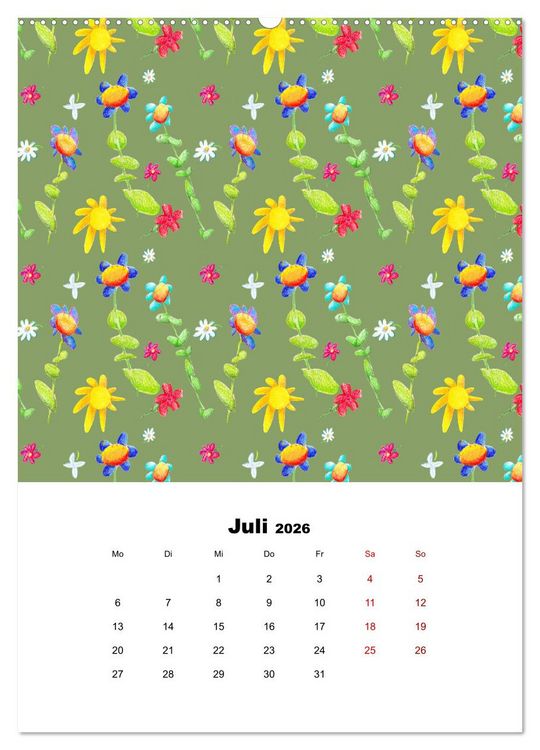 Produktbild: MUSTERMACKE (Wandkalender 2026 DIN A2 hoch), CALVENDO Monatskalender