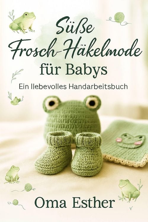 Produktbild: S&uuml;&szlig;e Frosch-H&auml;kelmode f&uuml;r Babys