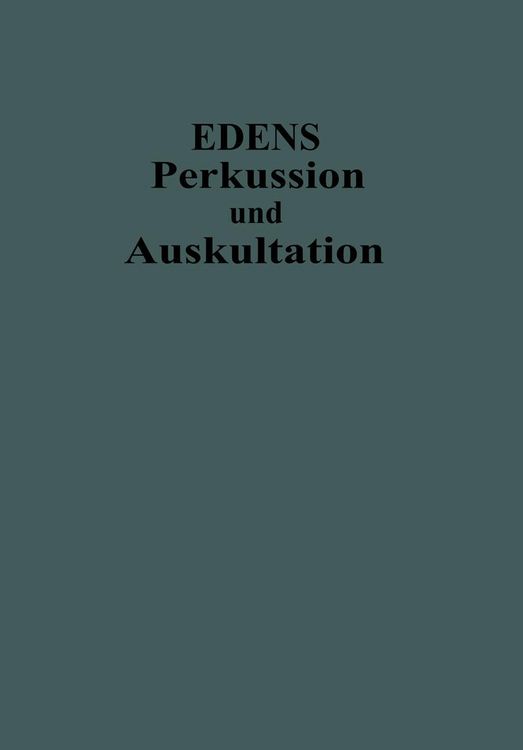 Produktbild: Lehrbuch der Perkussion und Auskultation