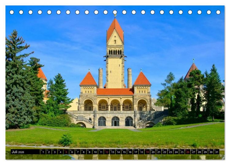 Produktbild: Reise durch Leipzig (Tischkalender 2026 DIN A5 quer), CALVENDO Monatskalender