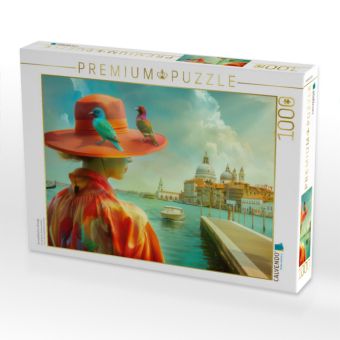 Produktbild: CALVENDO Puzzle Surrealistisches Venedig | 1000 Teile Lege-Gr&ouml;&szlig;e 64x48cm Foto-Puzzle f&uuml;r gl&uuml;ckliche Stunden