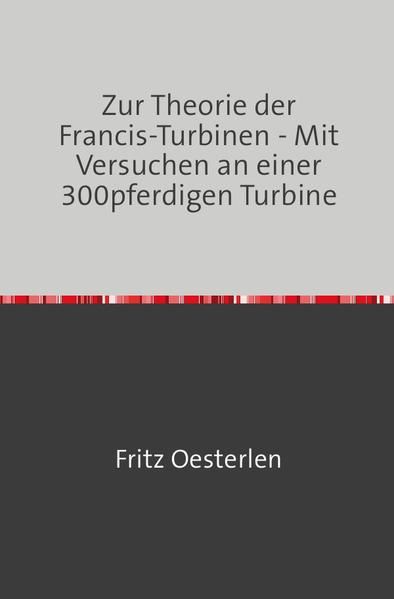 Produktbild: Zur Theorie der Francis-Turbinen