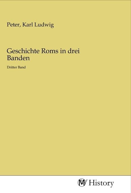 Produktbild: Geschichte Roms in drei Banden