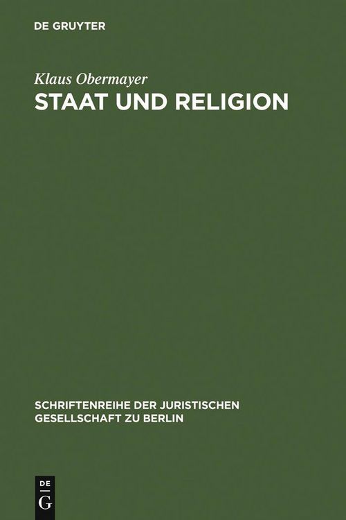 Produktbild: Staat und Religion