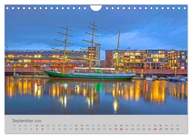 Produktbild: Hansestadt Bremen (Wandkalender 2026 DIN A4 quer), CALVENDO Monatskalender