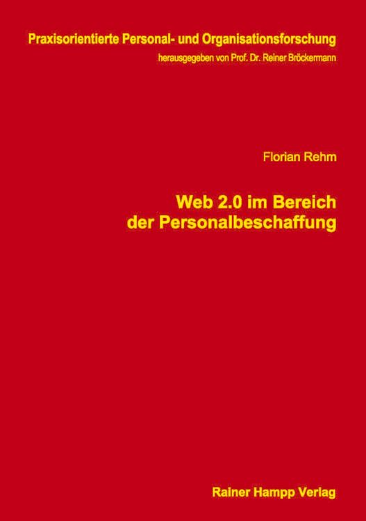 Produktbild: Web 2.0 im Bereich der Personalbeschaffung