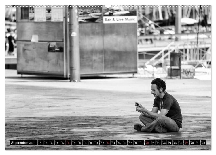 Produktbild: Streetlife Barcelona (Wandkalender 2026 DIN A2 quer), CALVENDO Monatskalender