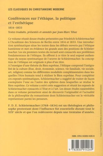 Produktbild: Conf&eacute;rences sur l'&eacute;thique, la politique et l'esth&eacute;tique : 1814-1833