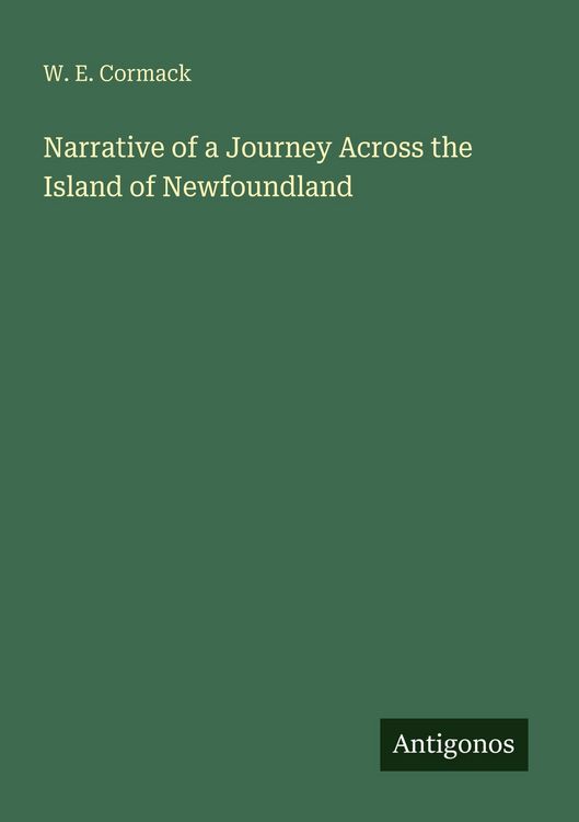 Produktbild: Narrative of a Journey Across the Island of Newfoundland