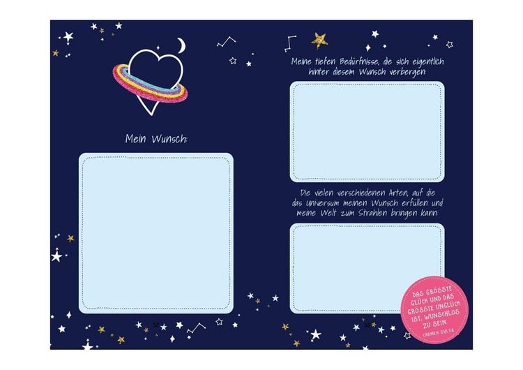 Produktbild: Liebes Universum, ich w&uuml;nsche mir &hellip;