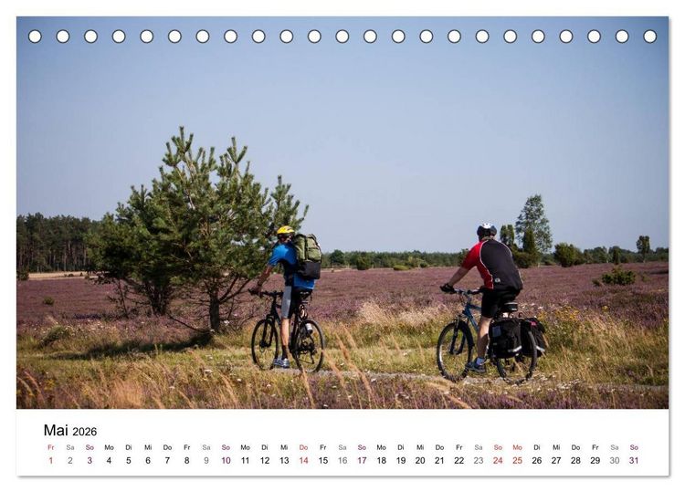 Produktbild: L&uuml;neburger Heide (Tischkalender 2026 DIN A5 quer), CALVENDO Monatskalender