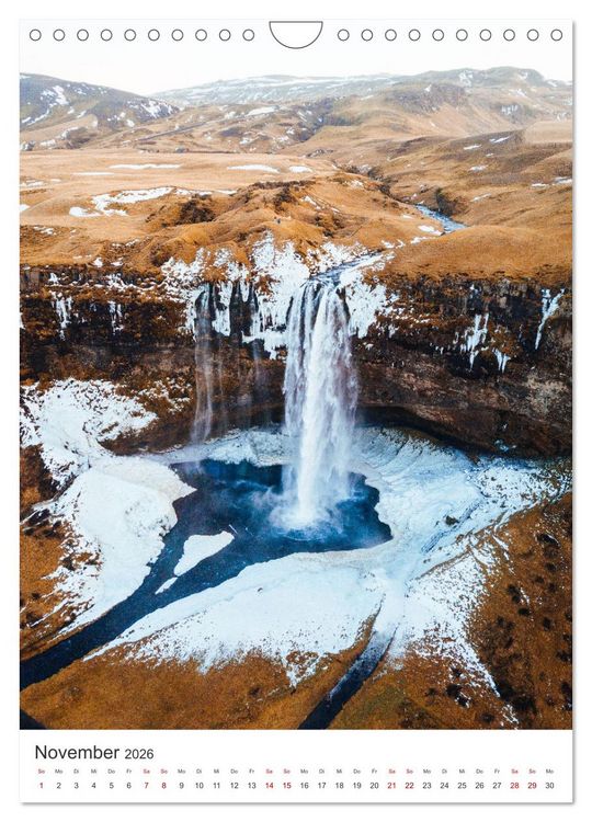 Produktbild: Ein Roadtrip durch Island (Wandkalender 2026 DIN A4 hoch), CALVENDO Monatskalender