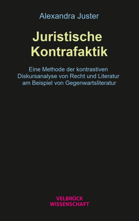 Produktbild: Juristische Kontrafaktik