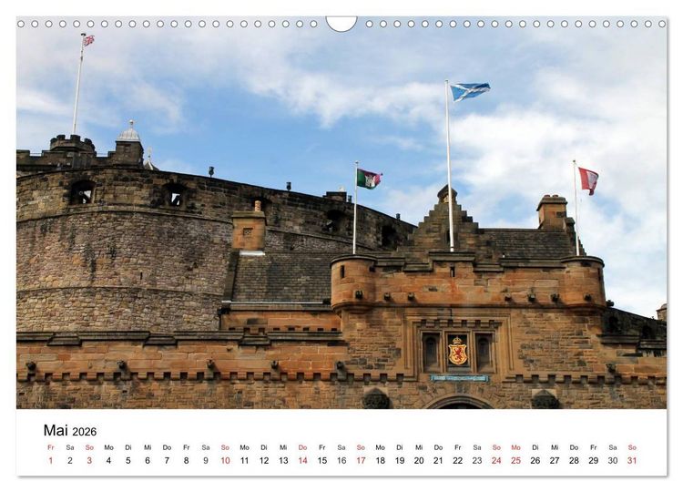 Produktbild: Schottlands Hauptstadt Edinburgh (Wandkalender 2026 DIN A3 quer), CALVENDO Monatskalender