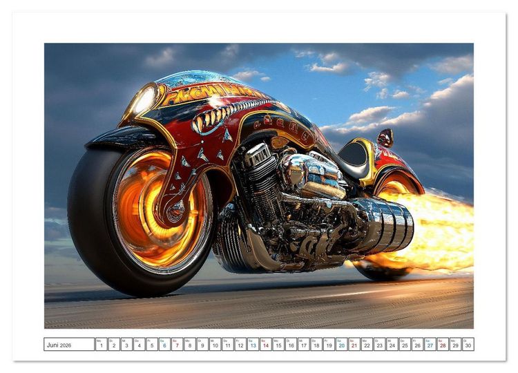 Produktbild: Zero Rider (hochwertiger Premium Wandkalender 2026 DIN A2 quer), Kunstdruck in Hochglanz