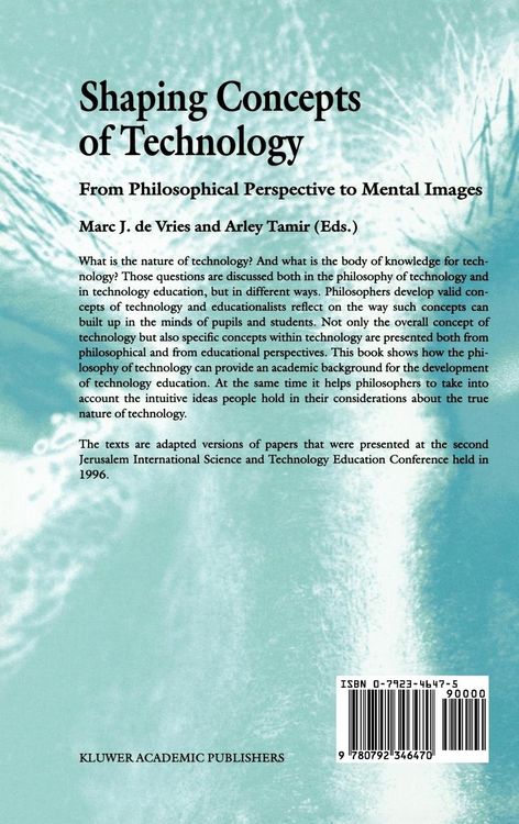 Produktbild: Shaping Concepts of Technology