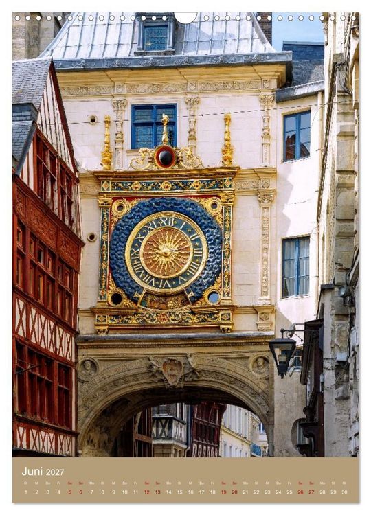 Produktbild: Facetten der Normandie. Zwischen Kreidefelsen und Fachwerk (Wandkalender 2027 DIN A3 hoch), CALVENDO Monatskalender