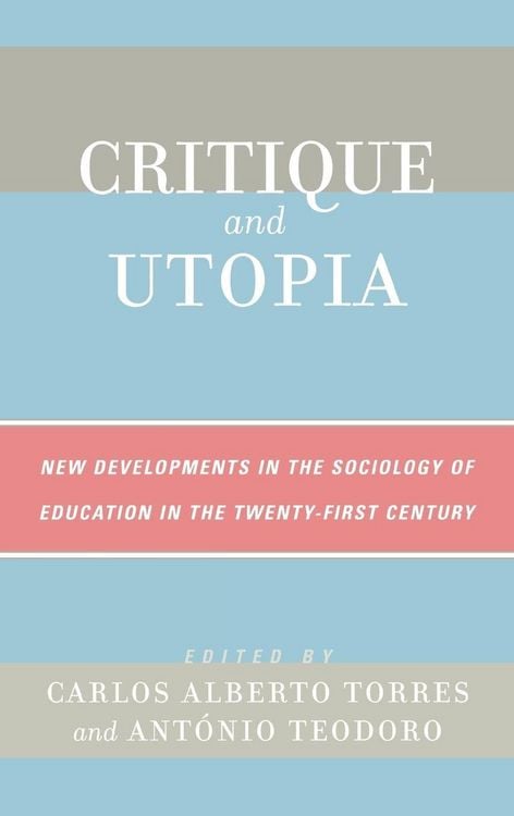 Produktbild: Critique and Utopia