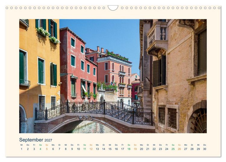 Produktbild: Venedig, die zeitlos Elegante (Wandkalender 2027 DIN A3 quer), CALVENDO Monatskalender
