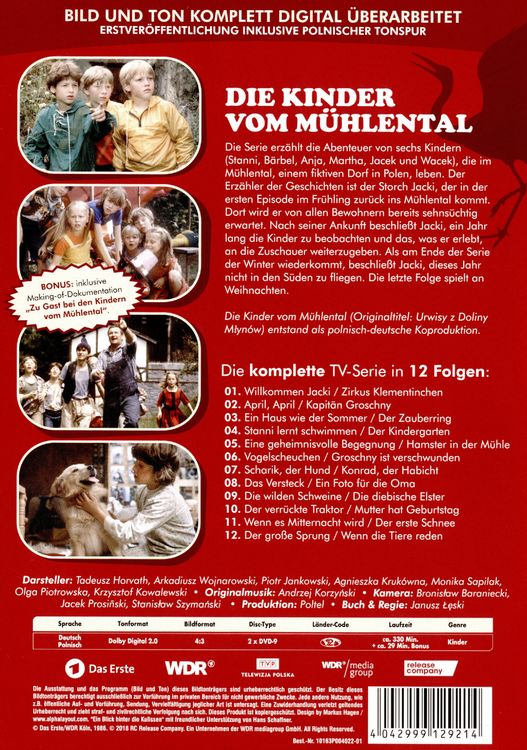 Produktbild: Die Kinder vom M&uuml;hlental [2 DVDs]
