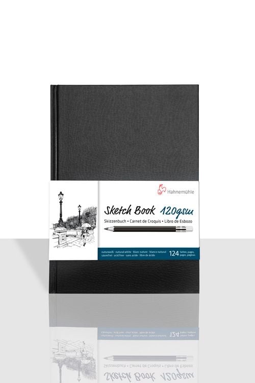 Produktbild: Hahnem&uuml;hle Papier Sketch Book 120, DIN A 5 Hochformat, 120 g/m&sup2;