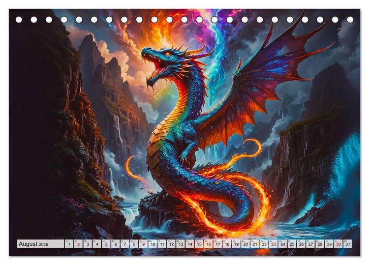 Produktbild: Inka-Mythologie - G&ouml;tter, Helden und Monster (Tischkalender 2026 DIN A5 quer), CALVENDO Monatskalender