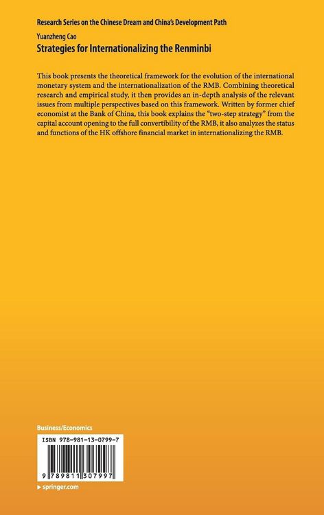 Produktbild: Strategies for Internationalizing the Renminbi