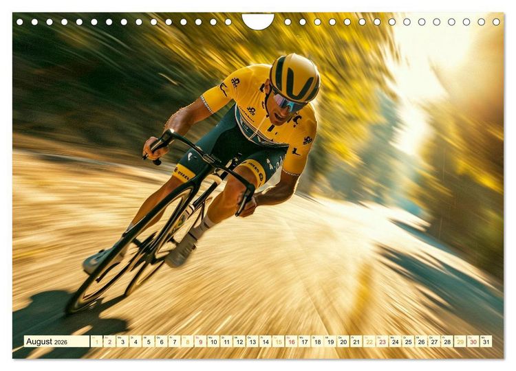 Produktbild: Radrennen - tolle Momente (Wandkalender 2026 DIN A4 quer), CALVENDO Monatskalender