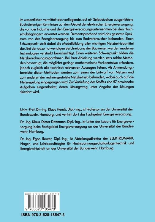 Produktbild: Elektrische Energieversorgung